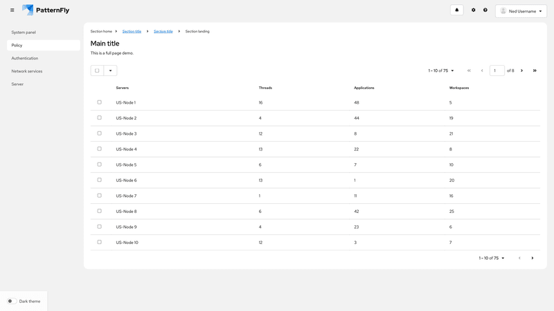 Bulk select screenshot